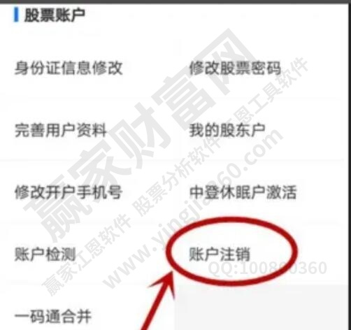 股票賬戶(hù)的各項(xiàng)信息